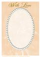 Peach Floral and Pearls Card Front 3