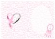 Breast Cancer Awareness Pendant Insert