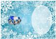 Blue and Silver Candle Arrangement Insert