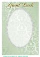 A4 Light Green Fancy, Pearl Card Front 5