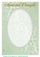A4 Light Green Fancy, Pearl Card Front 8