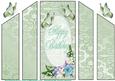 Green Floral Fantasy Theatre Card