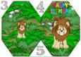 Jungle Happy Birthday Octagon Card 2