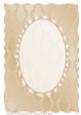 A4 Gold Fancy, Ivory Lace and Pearl Insert