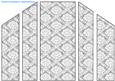 Silver and White Fancy Theatre Card Base