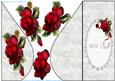 Beautiful Drama Roses Teardrop Card 3