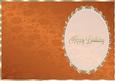Rich Copper Floral, Gold Lace and Pearl Insert 2