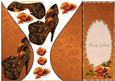 Black and Copper Lace Diva Shoes Teardrop 2