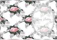 Pink Rose Spray, Silver Lace, and Pearl Insert 3