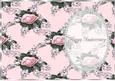 Pretty Pink Rose Spray, Lace and Pearl Insert 4