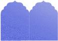 Blue Snowflake and Swirls Elegant Top Card Base