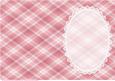 Shades of Pink Plaid, with White Lace Insert