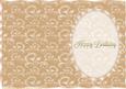 Cafe Au Lait Insert, with Lace and Pearls, Birthday 2