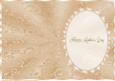 Cafe Au Lait Insert, with Lace and Pearls, Mother's Day