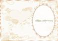 Cream Heart and Roses Insert, with Ivory Lace and Pearls 2