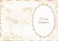 Cream Heart and Roses Insert, with Ivory Lace and Pearls 3