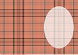 Shades of Brown and Coral Plaid Insert