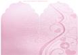 Pink Hearts and Swirls Elegant Top Card Base