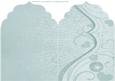 Green Hearts and Swirls Elegant Top Card Base