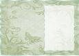 Easter Green Floral, Butterfly Insert, with Borders