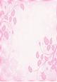 Pink Rose Leaves Paper, with Border