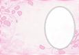 Pink Rose Leaves Insert, with Pearls