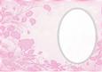 Pink Rose and Leaves Insert, with Pearls 2