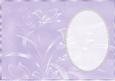 Purple Floral Insert, with Pearls