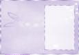 Purple Butterfly, Floral Insert, with Borders