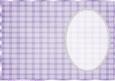 Shades of Purple Plaid Insert, with Pearls