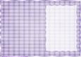 Shades of Purple Plaid Insert, with Borders
