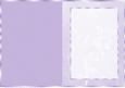 Duo Purple Floral Insert, with Borders