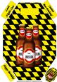 A4 Caution Beer Drinking in Progress! Octagon Card