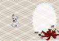 Sweet Little Terrier Pups Christmas Insert