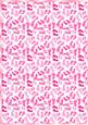 Shades of Pink Footprints Paper