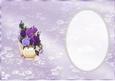 Purple Tea Pot Roses Just for You Insert