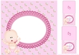 A Baby Girl Just For You 8x8 Insert, With Gift Tags