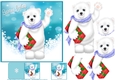 Merry Christmas Little Bear 6x6