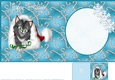 Happy Holidays Playful Kitty Insert, With Gift Tag
