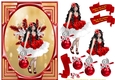 Christmas Fairy Dressed In Red
