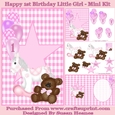 Happy Birthday Little Girl - Mini Kit