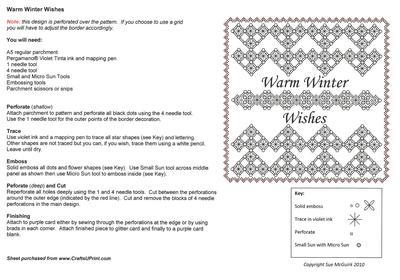 Warm Winter Wishes Parchment Card