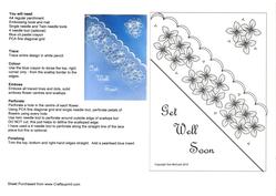 Get Well Soon Parchment Card
