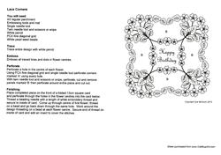 Lace Corners Parchment Card