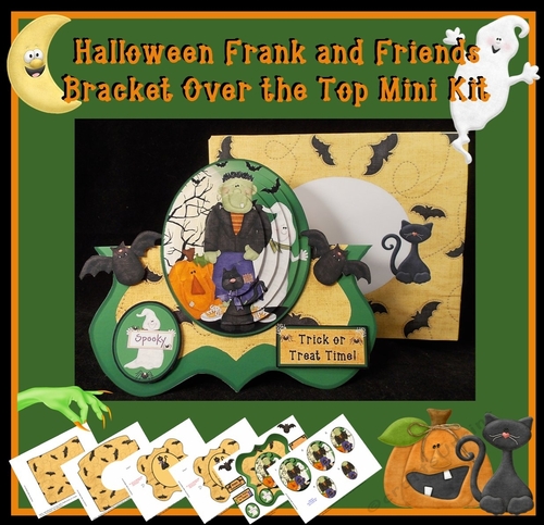 Halloween Frank and Friends Bracket Over the Top Mini Kit
