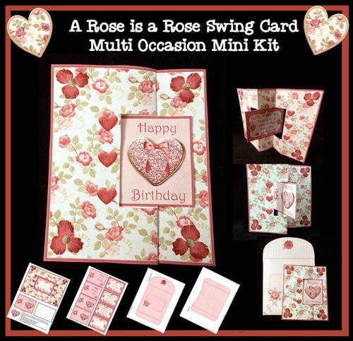 A Rose is a Rose Swing Card Multi Occasion Mini Kit