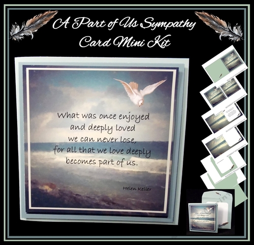 A Part of Us Sympathy Card Mini Kit
