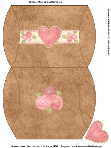 Roses are Pink Large Pillow Box
