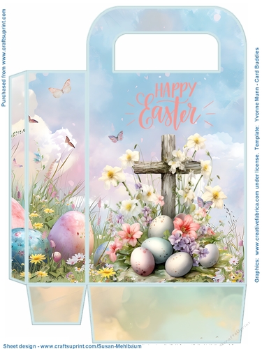 Easter Cross Tote Bag