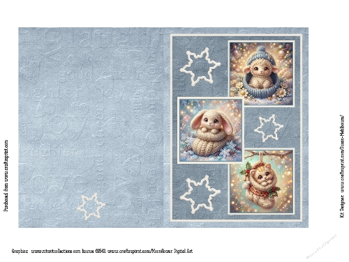 Crochet Comfort A6 Cut and Fold Card